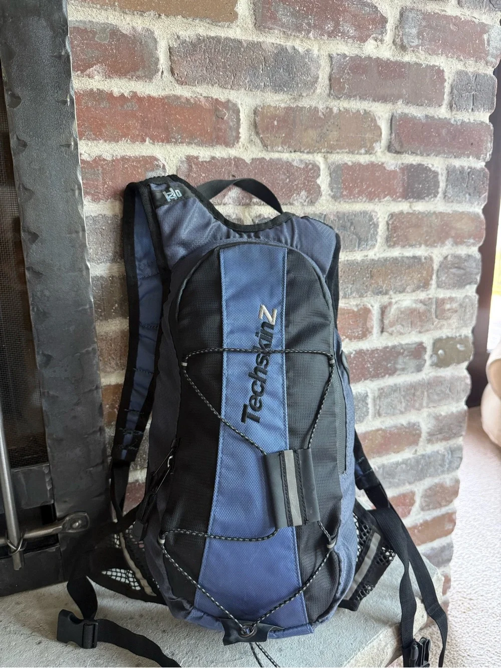Techskinz Blue and Black Hydration Backpack (no bladder included)